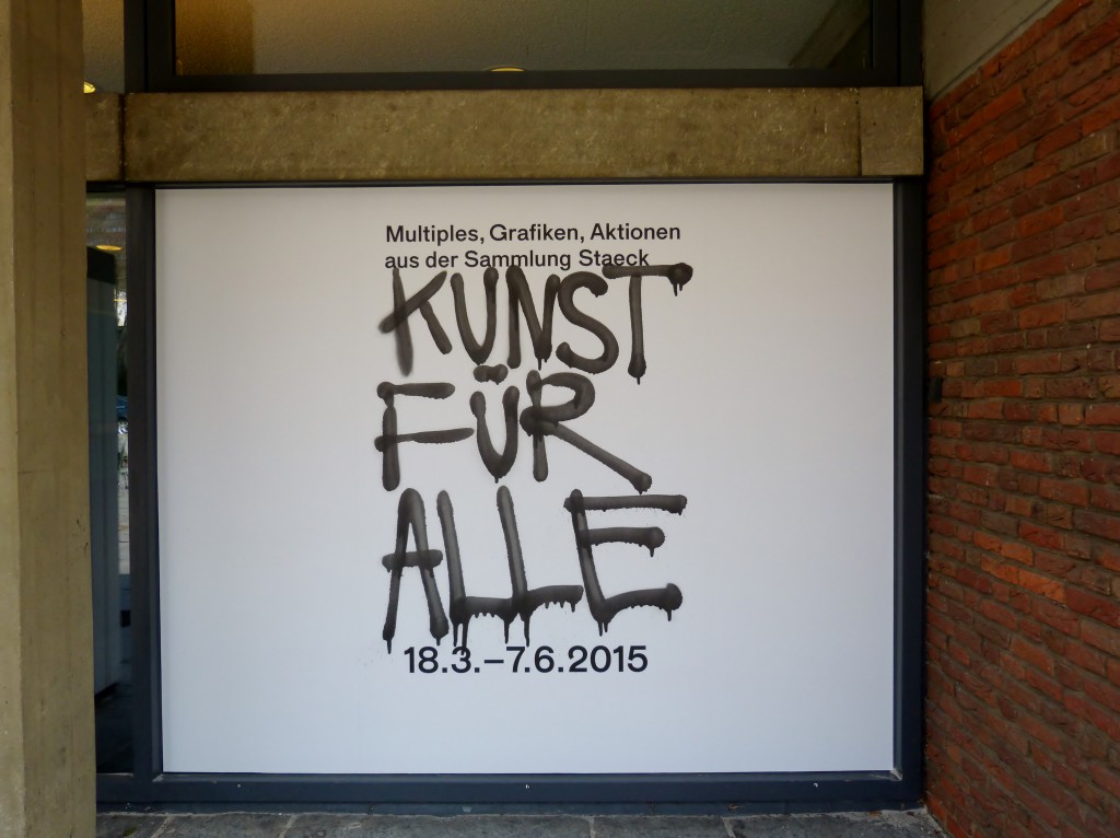 "Kunst für alle. Multiples, Grafiken, Aktionen aus der Sammlung Staeck". Foto © Urszula Usakowska-Wolff