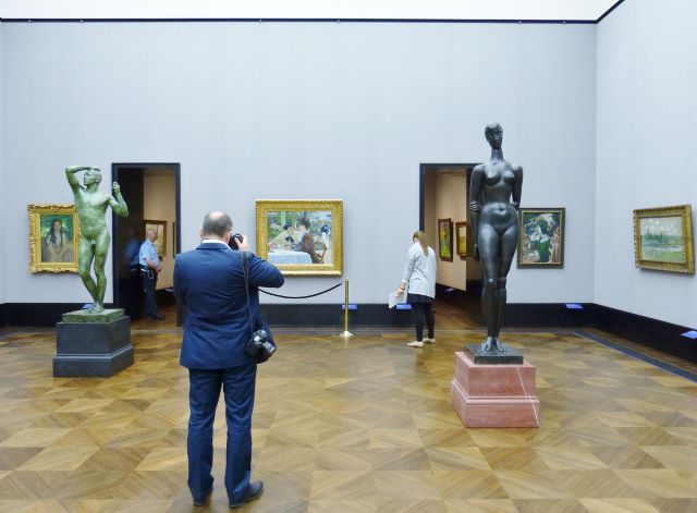Blick in die Ausstellung »ImEx. Impressionismus – Expressionismus. Kunstwende« in der Alten Nationalgalerie Berlin. Foto © Urszula Usakowska-Wolff