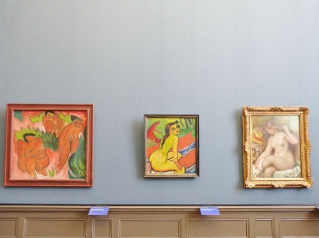 Blick in die Ausstellung »ImEx. Impressionismus – Expressionismus. Kunstwende« in der Alten Nationalgalerie Berlin. Foto © Urszula Usakowska-Wolff