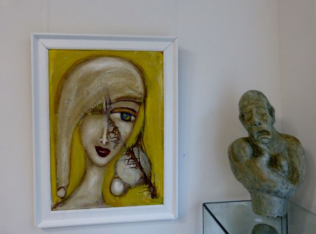Shahla Aghapour, Ausstellung "1001 Blick, ART Galerie Benakohell. Foto © Urszula Usakowska-Wolff