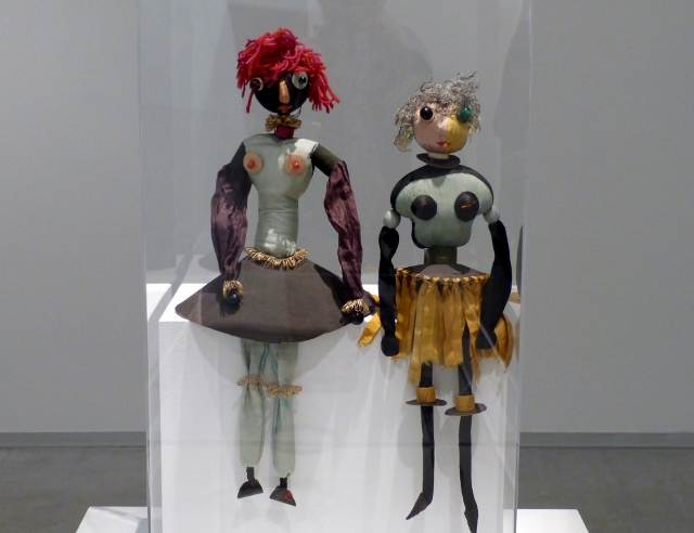 Hannah Höch, Dada-Puppen, 1916/1918, Ausstellung "Dada Afrika", Berlinische Galerie, 2016. Foto: Urszula Usakowska-Wolff