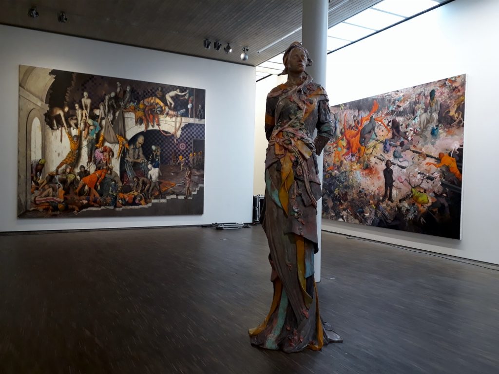 Jonas Burgert, Ausstellung "Beyond", me Collectors Room. Foto © Urszula Usakowska-Wolff